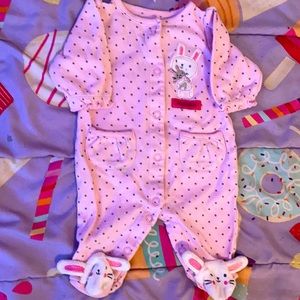 Cute footie/bunny rabbit